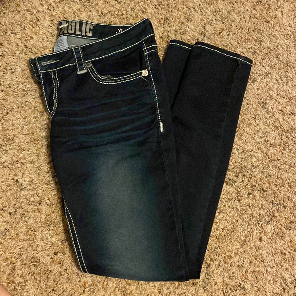 Hydraulic skinny jeans